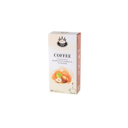 Hazelnoot vanille koffiesticks (10sticks)